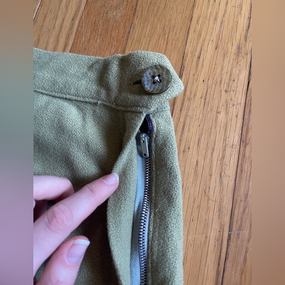 40s Vintage Green Virgin Wool Victory Suit - Picture 10 of 15